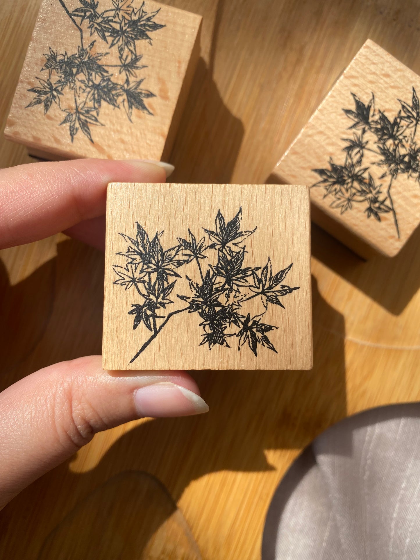 Wooden Flower Stamp