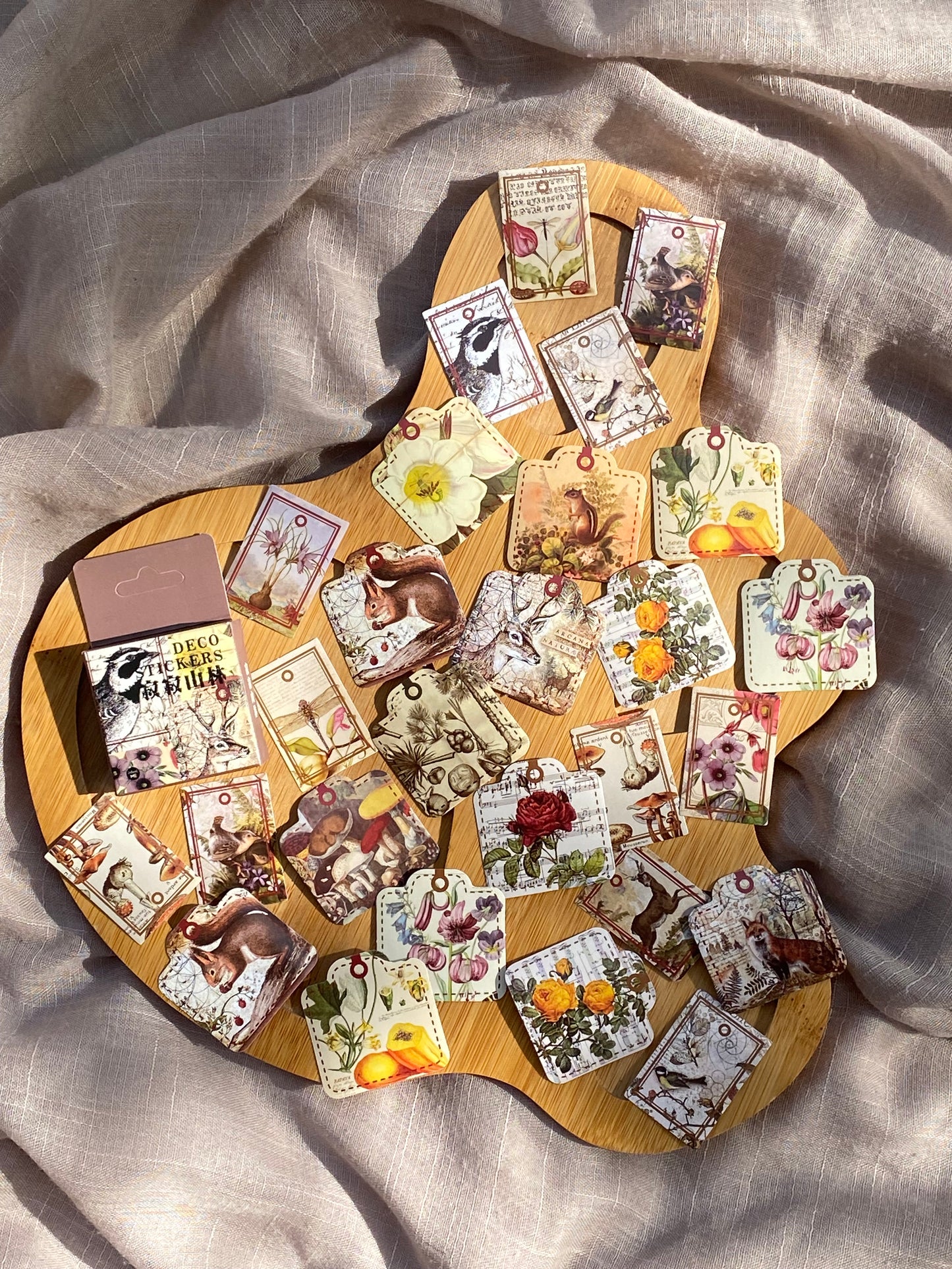 Box of Vintage Flora Stickers