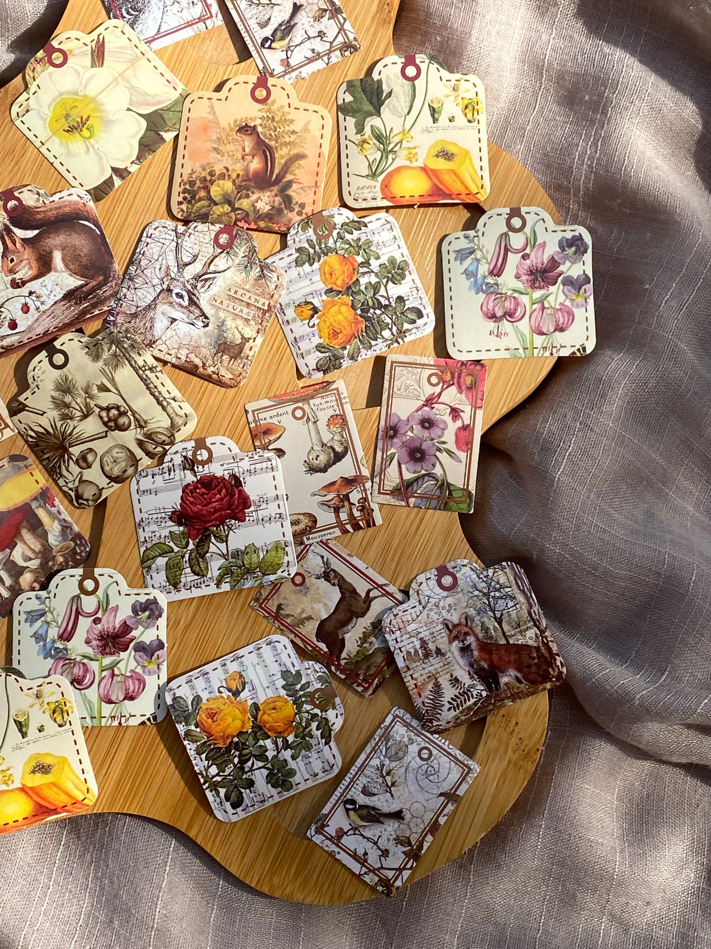 Box of Vintage Flora Stickers